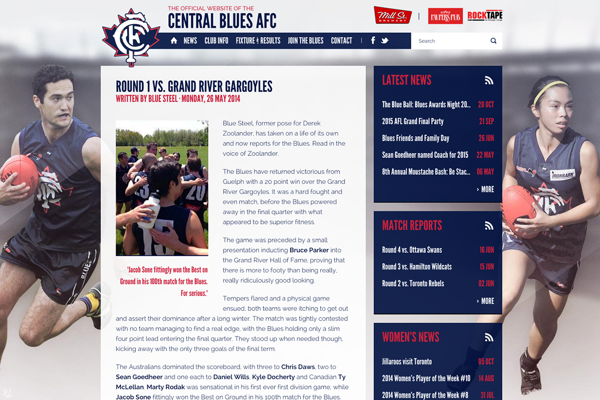 Central Blues - News Article