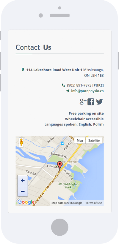 Pure Physio - Contact Mobile